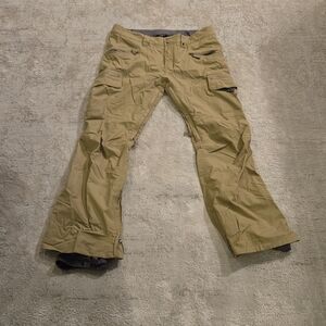 Burton Men's Khaki Cargo Pants
